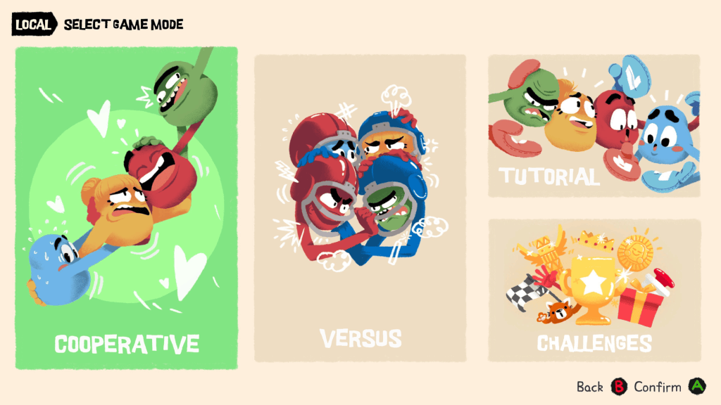 Les modes de jeu confrontation, coopération
